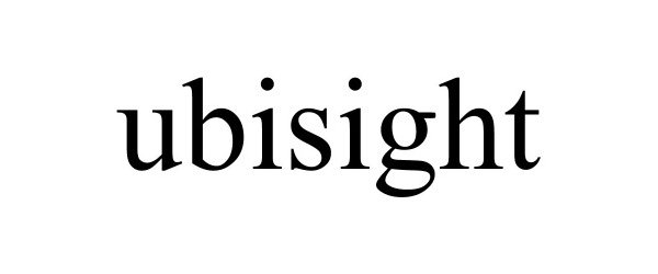 Trademark Logo UBISIGHT