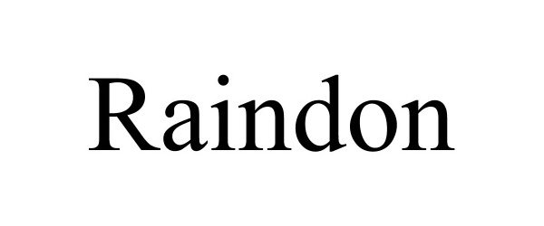 Trademark Logo RAINDON
