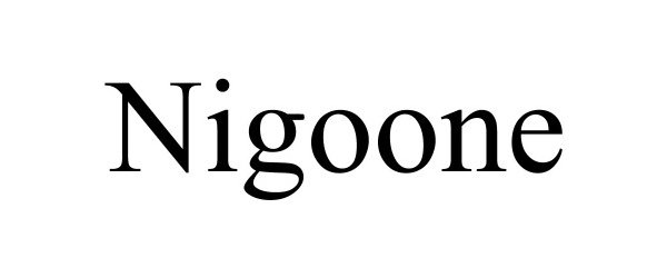 Trademark Logo NIGOONE