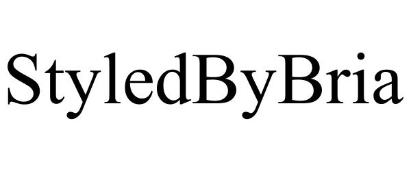Trademark Logo STYLEDBYBRIA