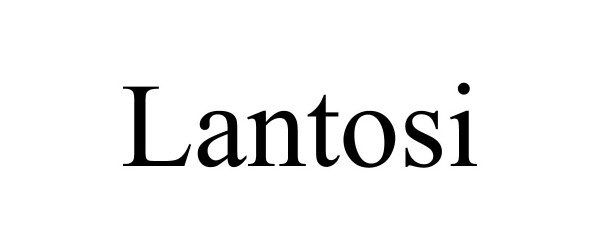 Trademark Logo LANTOSI