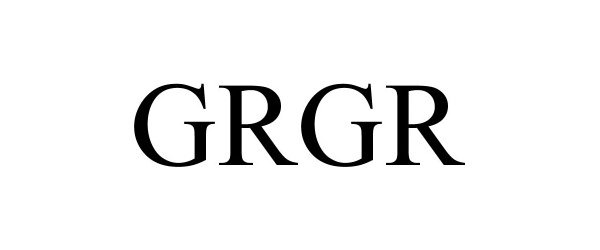 Trademark Logo GRGR