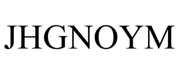 Trademark Logo JHGNOYM