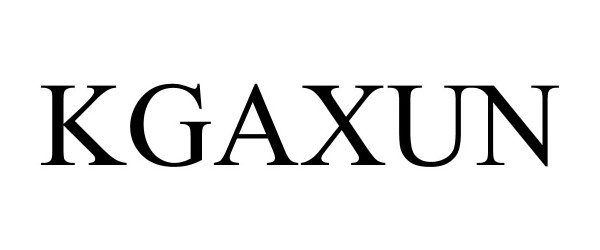 Trademark Logo KGAXUN