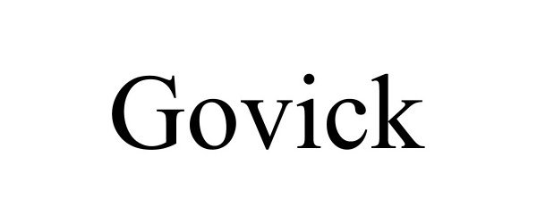 Trademark Logo GOVICK