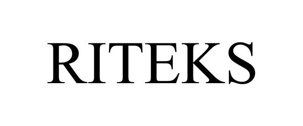 Trademark Logo RITEKS