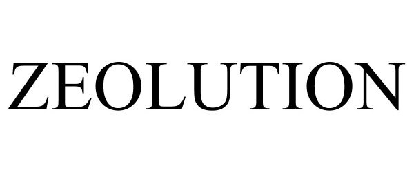 Trademark Logo ZEOLUTION