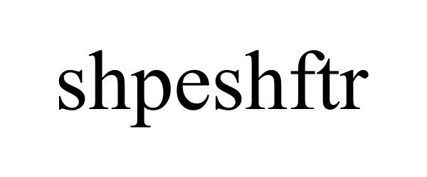 Trademark Logo SHPESHFTR