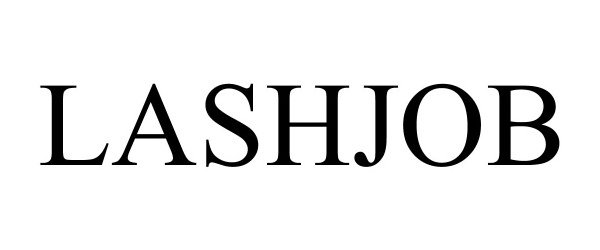 Trademark Logo LASHJOB