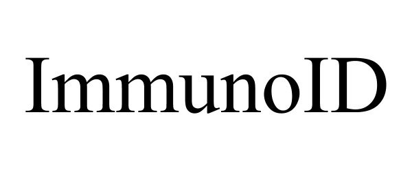 Trademark Logo IMMUNOID