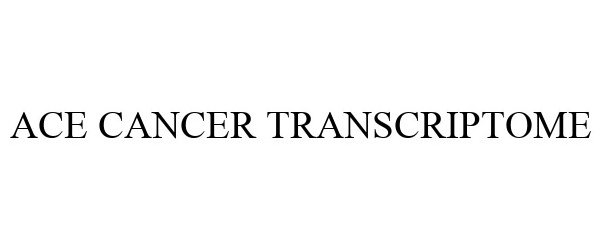  ACE CANCER TRANSCRIPTOME