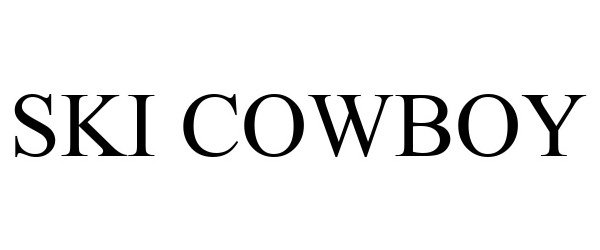 Trademark Logo SKI COWBOY