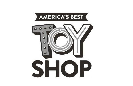  THE MARK CONSISTS OF THE WORDS AMERICA'S BEST TOY SHOP STACKED VERTICALLY, NAMELY THE WORDS AMERICA'S BEST ARE POSITIONED AT THE TOP OF THE WORD STACK IN BLOCK STYLE LETTERS ENCOMPASSED WITHIN A BANNER STRIP DESIGN, WHICH IS POSITIONED ABOVE THE WORD TOY W