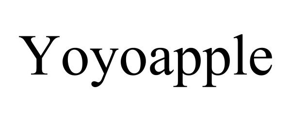 Trademark Logo YOYOAPPLE