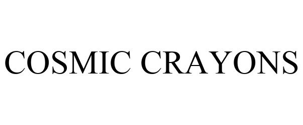 Trademark Logo COSMIC CRAYONS