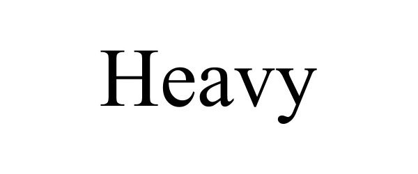 Trademark Logo HEAVY