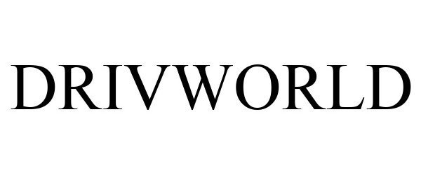 Trademark Logo DRIVWORLD