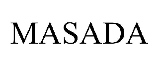 Trademark Logo MASADA