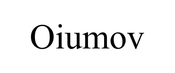 Trademark Logo OIUMOV