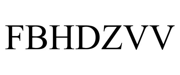 Trademark Logo FBHDZVV