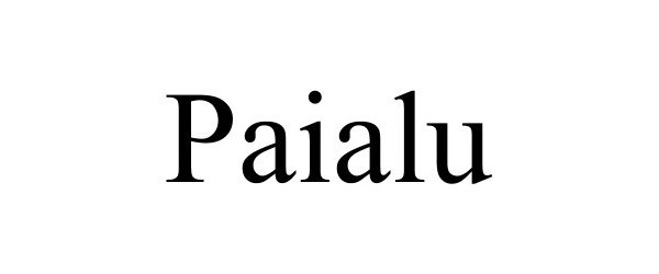 Trademark Logo PAIALU