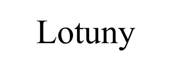 Trademark Logo LOTUNY