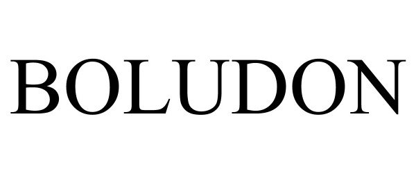 Trademark Logo BOLUDON