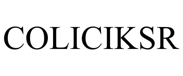 Trademark Logo COLICIKSR