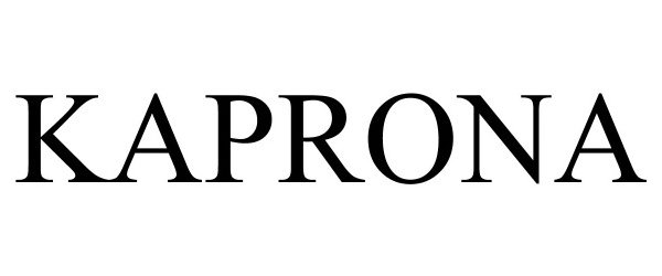 Trademark Logo KAPRONA