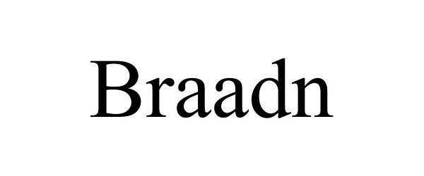 Trademark Logo BRAADN