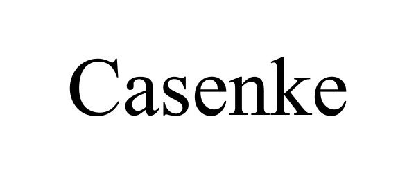 Trademark Logo CASENKE