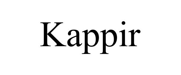 Trademark Logo KAPPIR