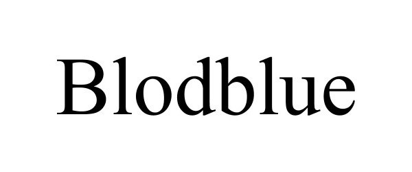 Trademark Logo BLODBLUE