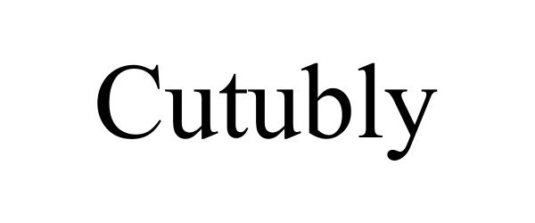 Trademark Logo CUTUBLY