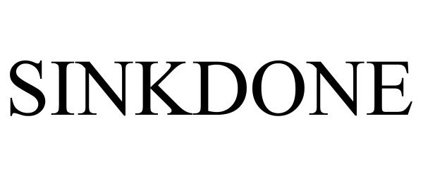 Trademark Logo SINKDONE