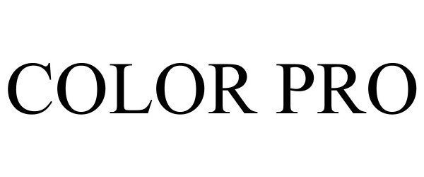 Trademark Logo COLOR PRO