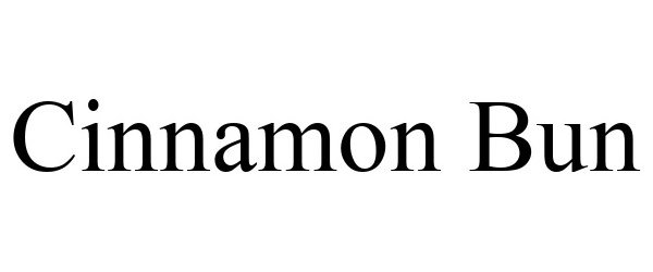 Trademark Logo CINNAMON BUN