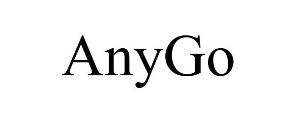 Trademark Logo ANYGO