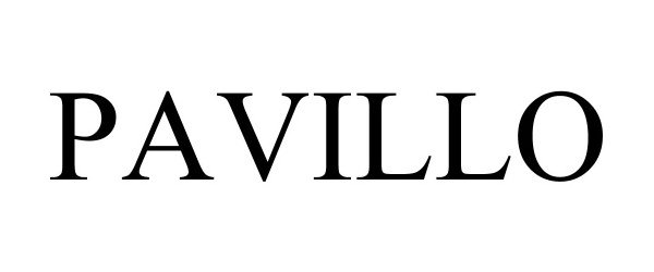 Trademark Logo PAVILLO