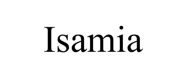 Trademark Logo ISAMIA