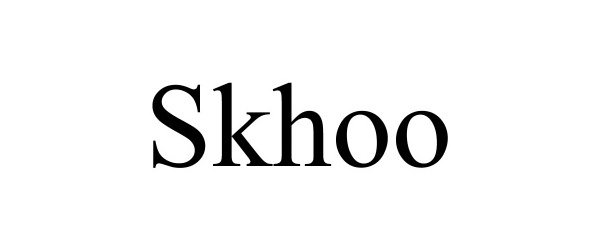 Trademark Logo SKHOO