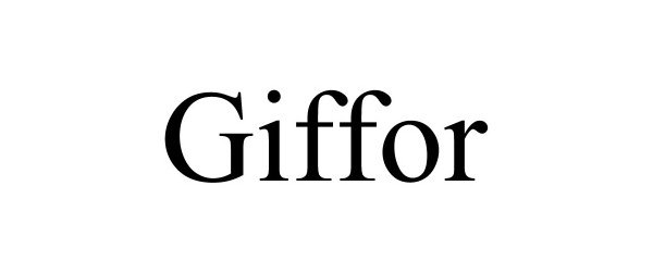 Trademark Logo GIFFOR