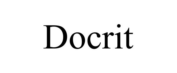 Trademark Logo DOCRIT