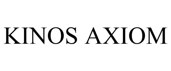 Trademark Logo KINOS AXIOM