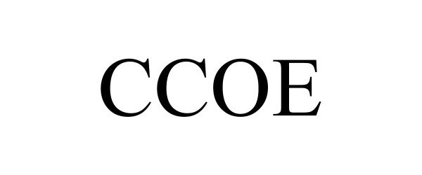 Trademark Logo CCOE