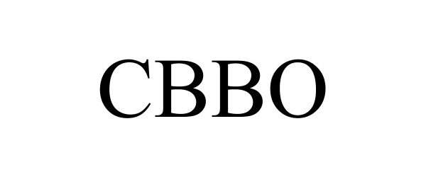 Trademark Logo CBBO