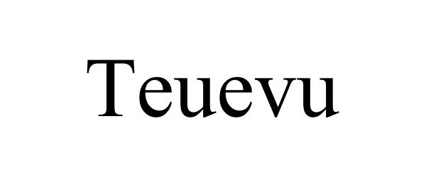 Trademark Logo TEUEVU