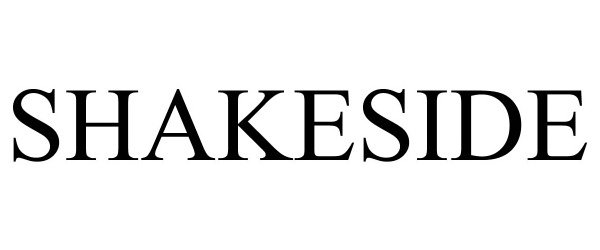 Trademark Logo SHAKESIDE