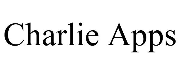 Trademark Logo CHARLIE APPS