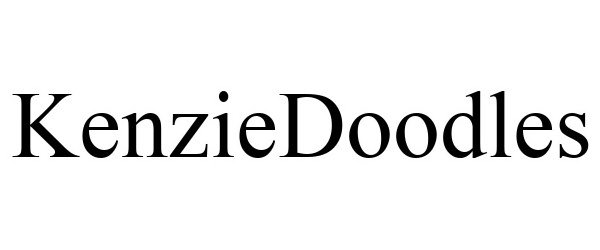 Trademark Logo KENZIEDOODLES